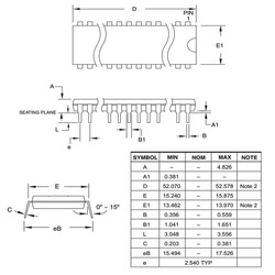 ATMEGA32A-PU 8-Bit 16MHz Mikrodenetleyici DIP-40 - Thumbnail