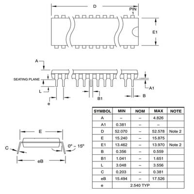 ATMEGA32A-PU 8-Bit 16MHz Mikrodenetleyici DIP-40