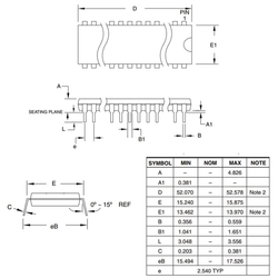 ATMEGA8535-16PU 8Bit 16Mhz Mikrodenetleyici Dip-40 - Thumbnail