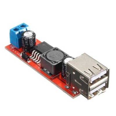 Çift USB Çıkışlı 9v-12v-24v-36v 5v Dönüştürücü DC 3A