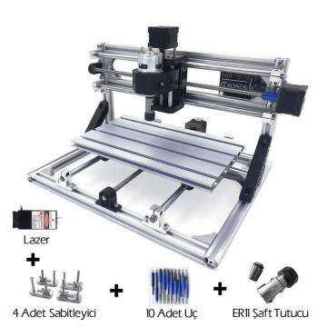 CNC2418 15000mW Lazerli CNC Makinesi - Kesim Tezgahı