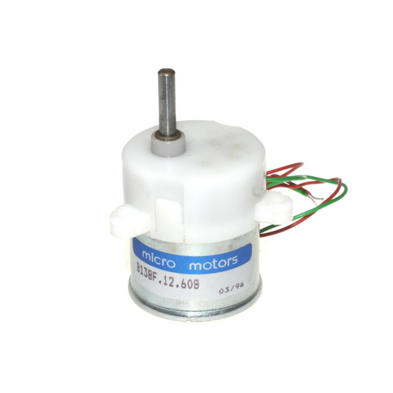 DC Eksantrik Mikro Motor 12V 60RPM Plastik Dişli 33mm B138F.12.608