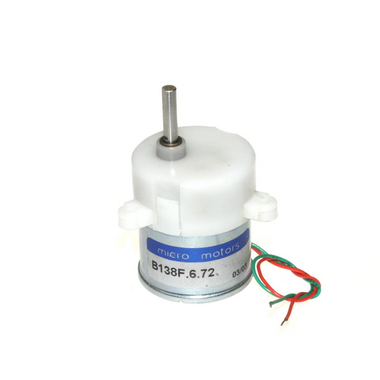  - DC Eksantrik Mikro Motor 12V 6RPM Plastik Dişli 33mm B138F.6.72