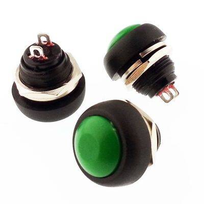 DC184 Yeşil Push Buton