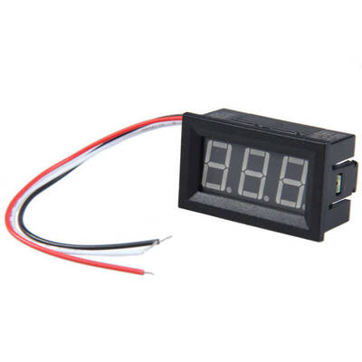 Digital Voltmetre DC 0-100V 3 Kablolu