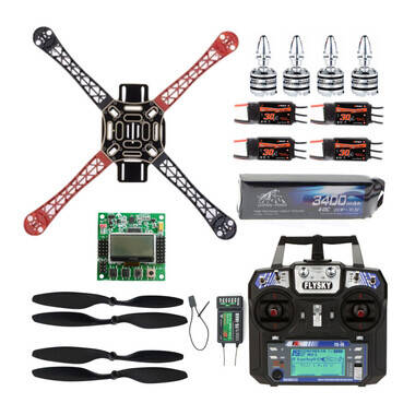 EMAX F450 6 Kanal Kumanda ve KK2. 15 Uçus Kartli Combo Paket Drone Seti