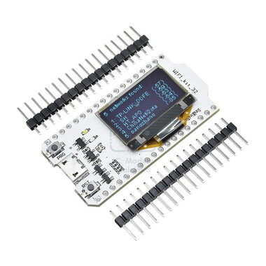 Esp32 Wifi ve Bluetooth Gelistirme Karti CP2102 0.96 Inch OLED Ekran - Thumbnail