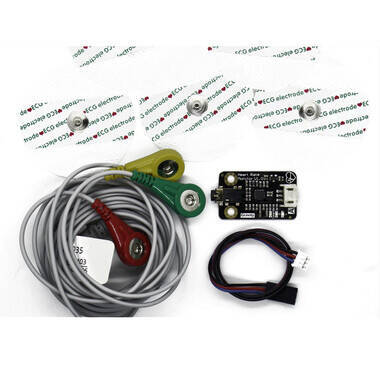 Gravity Analog Arduino Nabiz Sensörü - Kalp Atis Sensörü Monitör Modülü (EKG Sensörü)