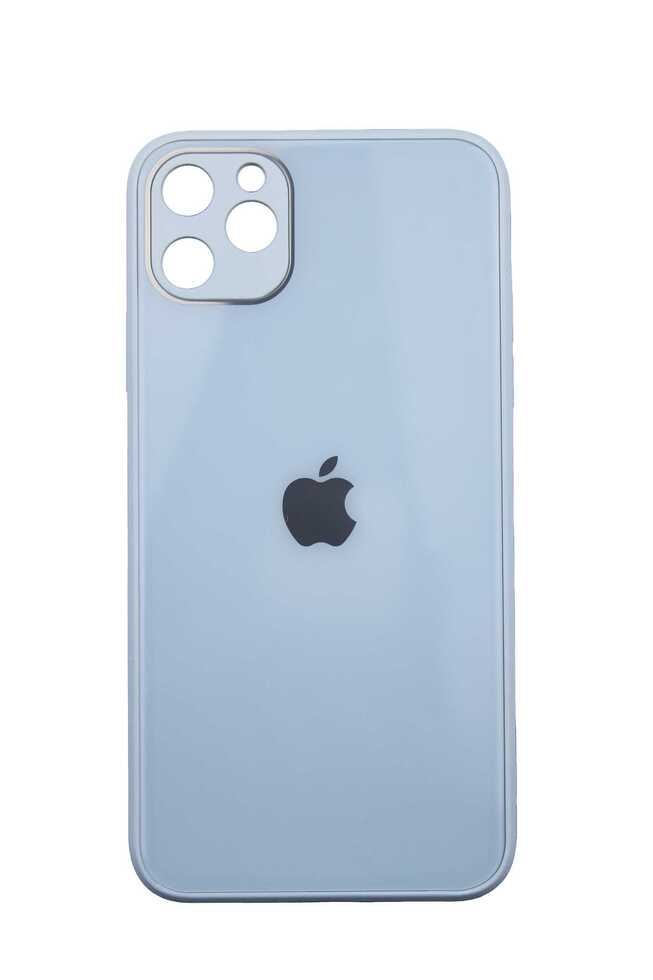  İphone 11 Buz Beyaz Kamera Korumalı Cam Kılıf