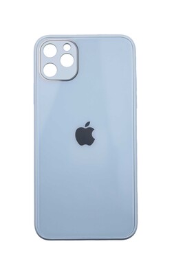  - İphone 11 Buz Beyaz Kamera Korumalı Cam Kılıf
