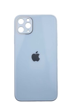  - İphone 11 pro max Kamera Korumalı Buz Beyaz Cam Kılıf