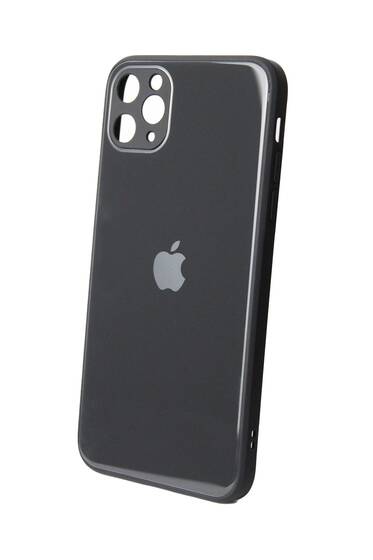 İphone 11 pro max Kamera Korumalı Siyah Cam Kılıf