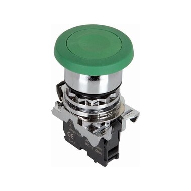  - ISM-BC31 Mantar Kafalı Yaylı Metal Buton - Yeşil