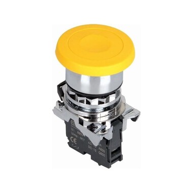  - ISM-BC51 Mantar Kafalı Yaylı Metal Buton - Sarı