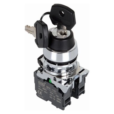  - ISM-BG03 Üç Konumlu Kilitli Metal Mandal Buton 1-0-2