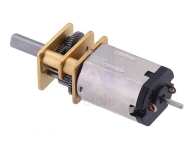  - Karbon Fırçalı Mikro Metal DC Motor 150:1 Arkadan Mil Çıkışlı 6V 200 rpm