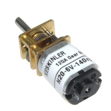  - KGA12 6V 140Rpm 12mm Redüktörlü Dc Motor