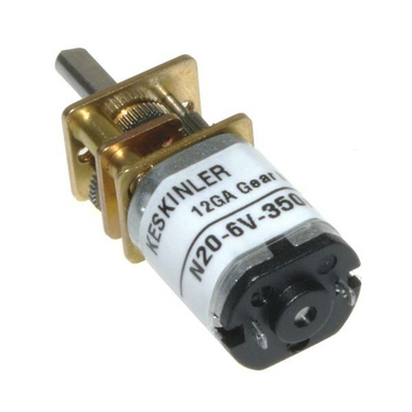  - KGA12 6V 350Rpm 12mm Redüktörlü Dc Motor
