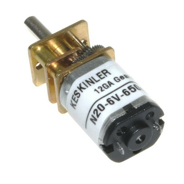 - KGA12 6V 650Rpm 12mm Redüktörlü Dc Motor
