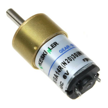  - KGA14 6V 650Rpm 14mm Redüktörlü Dc Motor