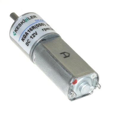  - KGA16 12V 30Rpm 16mm 1:423 Redüktörlü Dc Motor