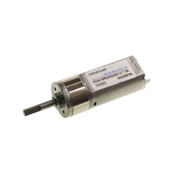 KGA16 12V 4000Rpm 16mm Redüktörlü Dc Motor - Çizgi İzleyen Robot