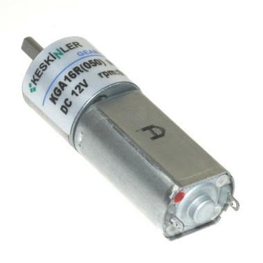  - KGA16 12V 90Rpm 16mm 1:144 Redüktörlü Dc Motor