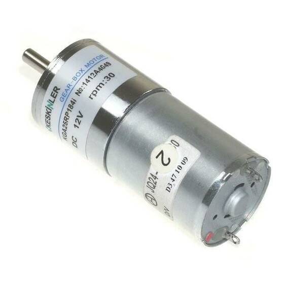 KGA25 12V 30Rpm 25mm Redüktörlü Dc Motor