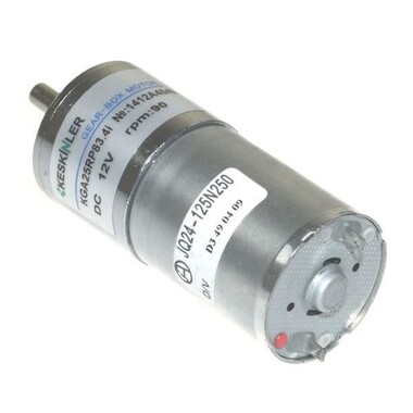 - KGA25 12V 90Rpm 25mm Redüktörlü Dc Motor