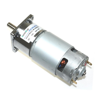  - KGA42 12V 100Rpm 42mm Redüktörlü Flanşlı Uzun Dc Motor