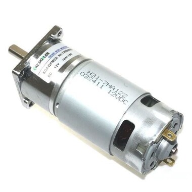  - KGA42 12V 150Rpm 42mm Redüktörlü Flanşlı Uzun Dc Motor