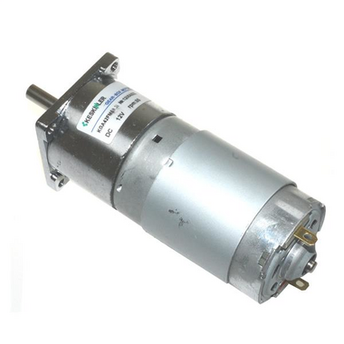  - KGA42 12V 60Rpm 42mm Redüktörlü Flanşlı Uzun Dc Motor