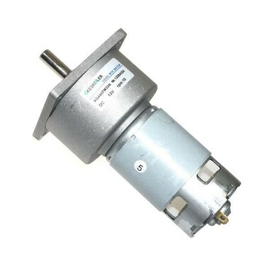  - KGA60 12V 10Rpm 60mm Redüktörlü Flanşlı Dc Motor