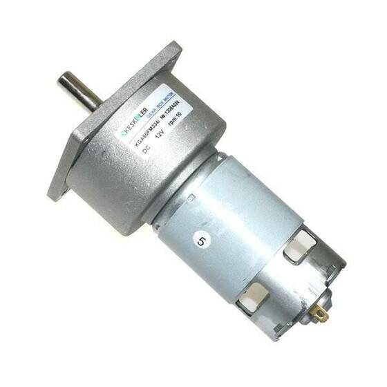 KGA60 12V 10Rpm 60mm Redüktörlü Flanşlı Dc Motor