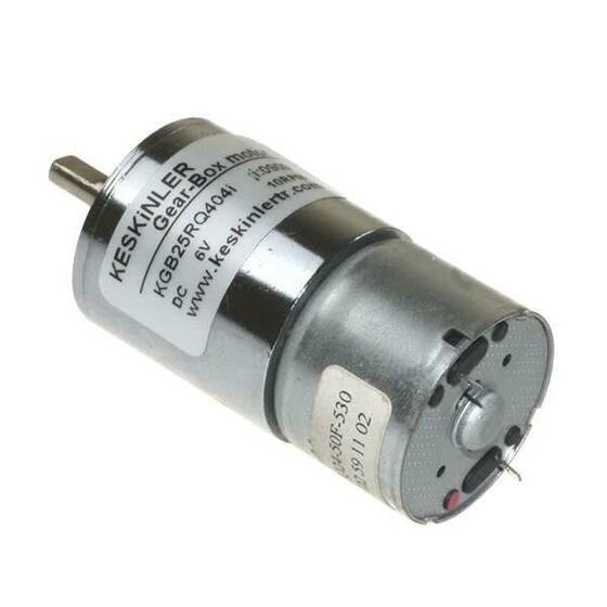 KGB25 6V 10Rpm 25mm Redüktörlü Eksantrik Dc Motor