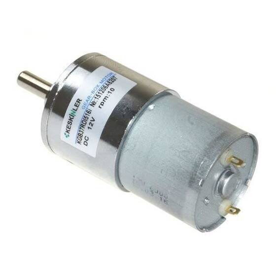 KGB37 12V 10Rpm 37mm Redüktörlü Eksantrik Dc Motor