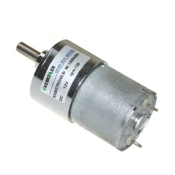 KGB37 12V 120Rpm 37mm Redüktörlü Eksantrik Dc Motor