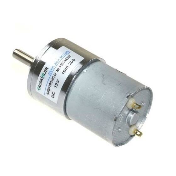 KGB37 12V 200Rpm 37mm Redüktörlü Eksantrik Dc Motor