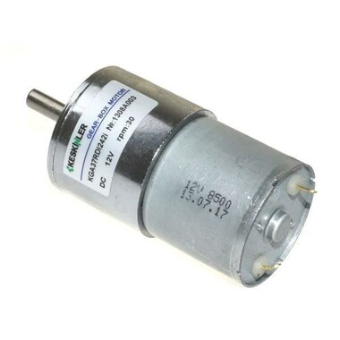  - KGB37 12V 30Rpm 37mm Redüktörlü Eksantrik Dc Motor