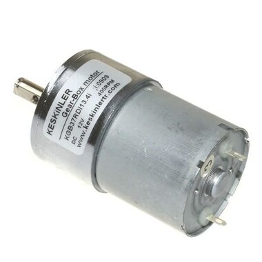  - KGB37 12V 400Rpm 37mm Redüktörlü Eksantrik Dc Motor