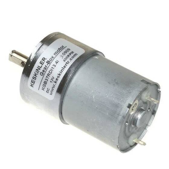 KGB37 12V 400Rpm 37mm Redüktörlü Eksantrik Dc Motor