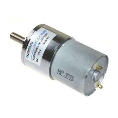  - KGB37 12V 60Rpm 37mm Redüktörlü Eksantrik Dc Motor