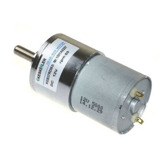 KGB37 12V 60Rpm 37mm Redüktörlü Eksantrik Dc Motor