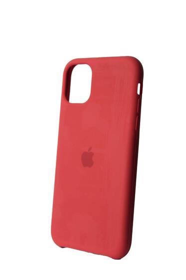 Kırmızı Apple İphone 11 İçi Süet Lansman Kılıf - Içi Süet
