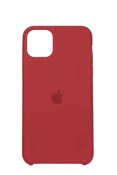 Kırmızı Apple İphone 11 Pro Max İçi Süet Lansman Kılıf - Içi Süet