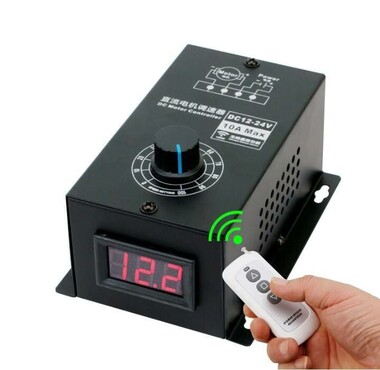  - Kumandalı 10A DC Motor Sürücü PWM DC 12-24V