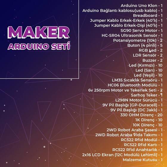 maker arduino seti