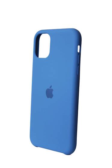 Mavi Apple İphone 11 İçi Süet Lansman Kılıf