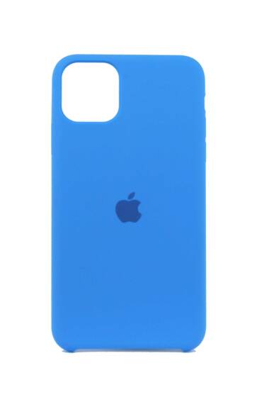 Mavi Apple İphone 11 Pro Max İçi Süet Lansman Kılıf