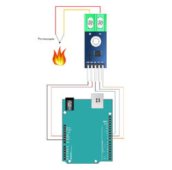MAX6675 K-tip Isıl çift Termokupl Sensör - Thumbnail